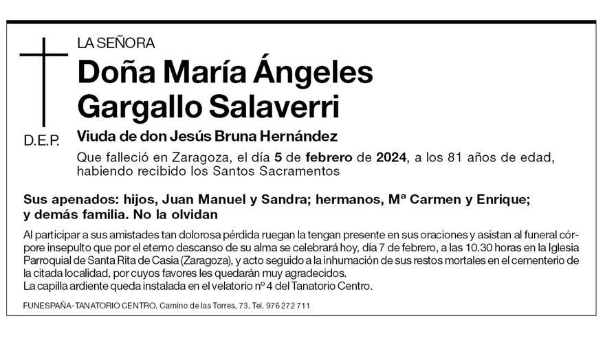 María Ángeles Gargallo Salaverri