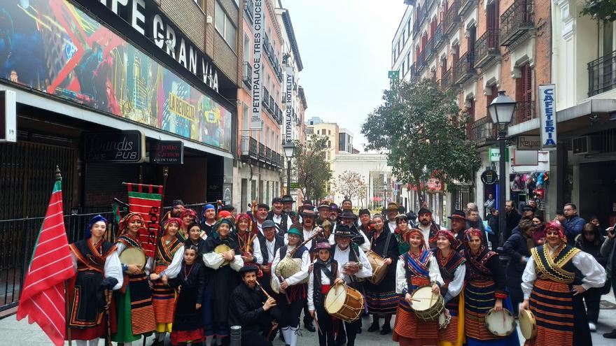 GALERÍA | El folclore de Zamora, en el desfile de San Patricio de Madrid