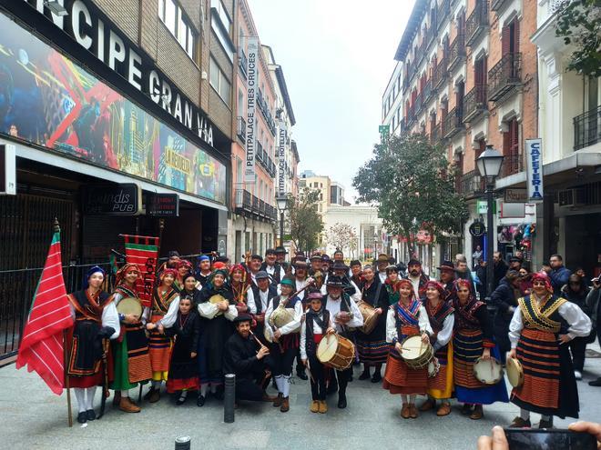 GALERÍA | El folclore de Zamora, en el desfile de San Patricio de Madrid