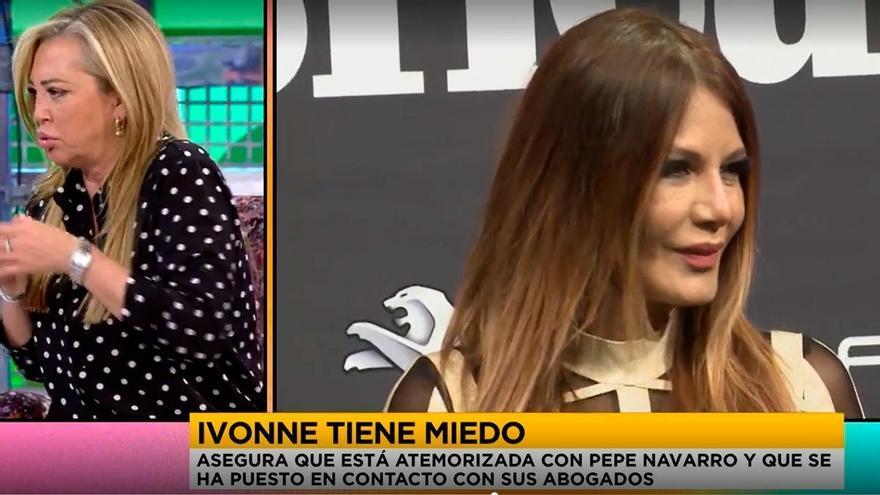 El zasca de Sálvame a Ivonne Reyes tras confesar en redes tener &quot;miedo&quot; de Pepe Navarro: &quot;Le quita credibilidad a ciertas cosas&quot;