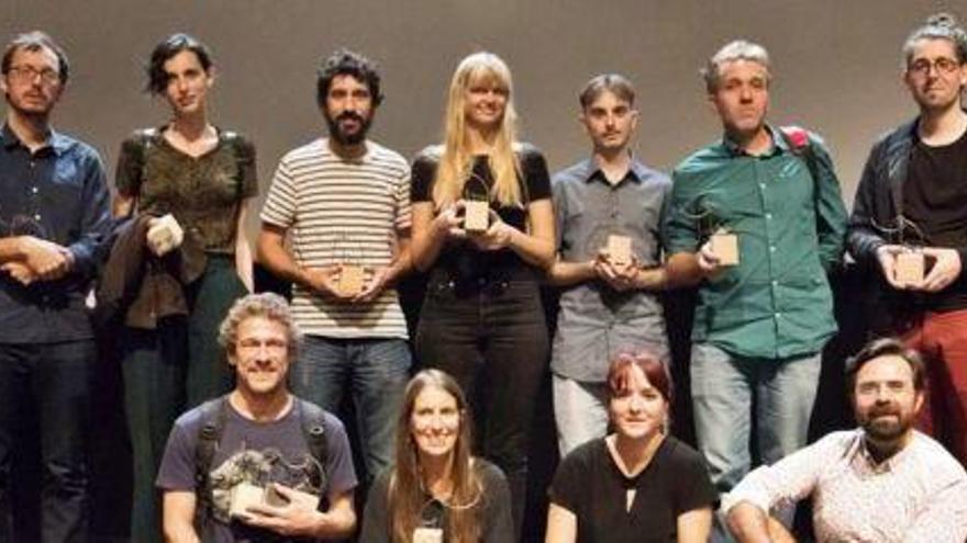 Foto de grupo de los ganadores de los Premios Junceda.