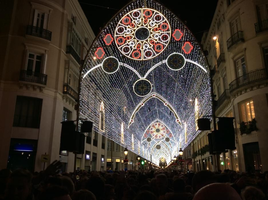 Encendido de las luces de Navidad.