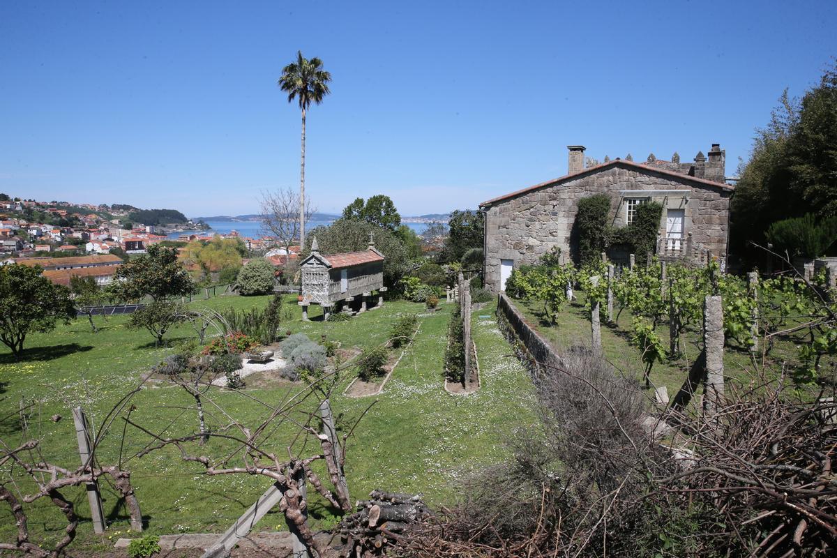 Una imagen del Pazo do Casal, también conocido como Casa dos Picos, en el lugar de A Graña, en Bueu