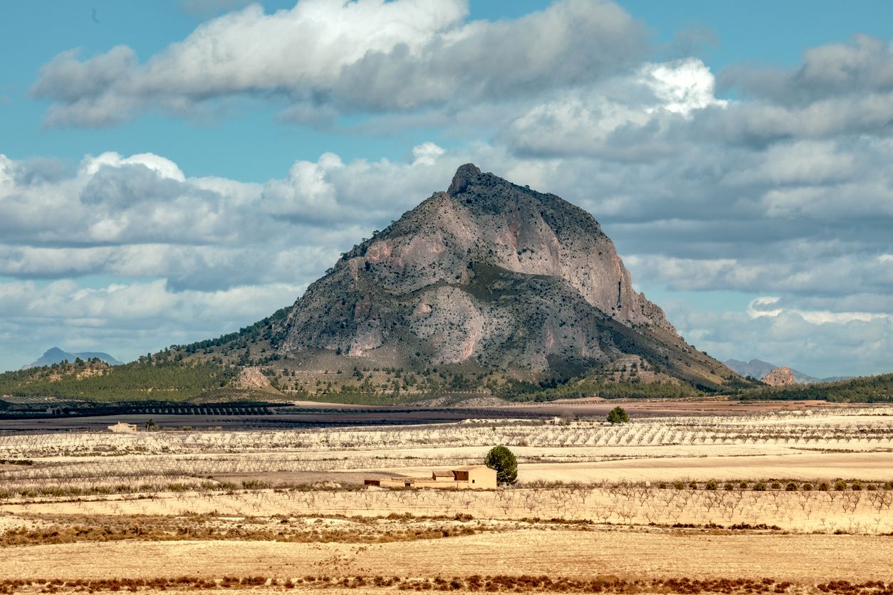 Llanos del Cagitan entre los municipios de Calasparra y Mula.