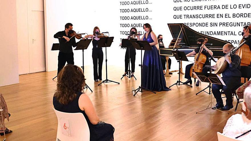 Un momento del concierto de la Orquesta 430, que se celebró en el MARCO.   | // ALBA VILLAR