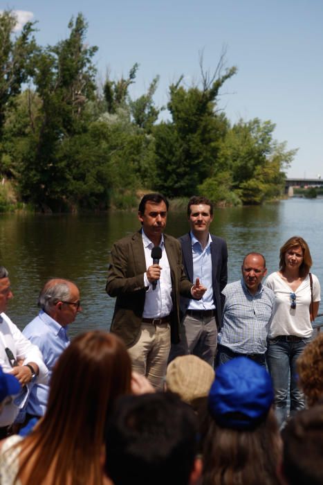 Visita de Pablo Casado y Martínez-Maíllo