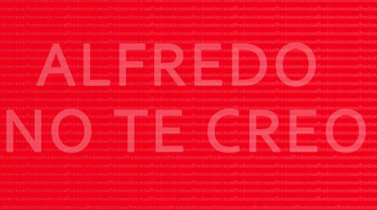 La cançó ’Alfredo no te creo’ adoptada pel PP com a sintonia electoral.