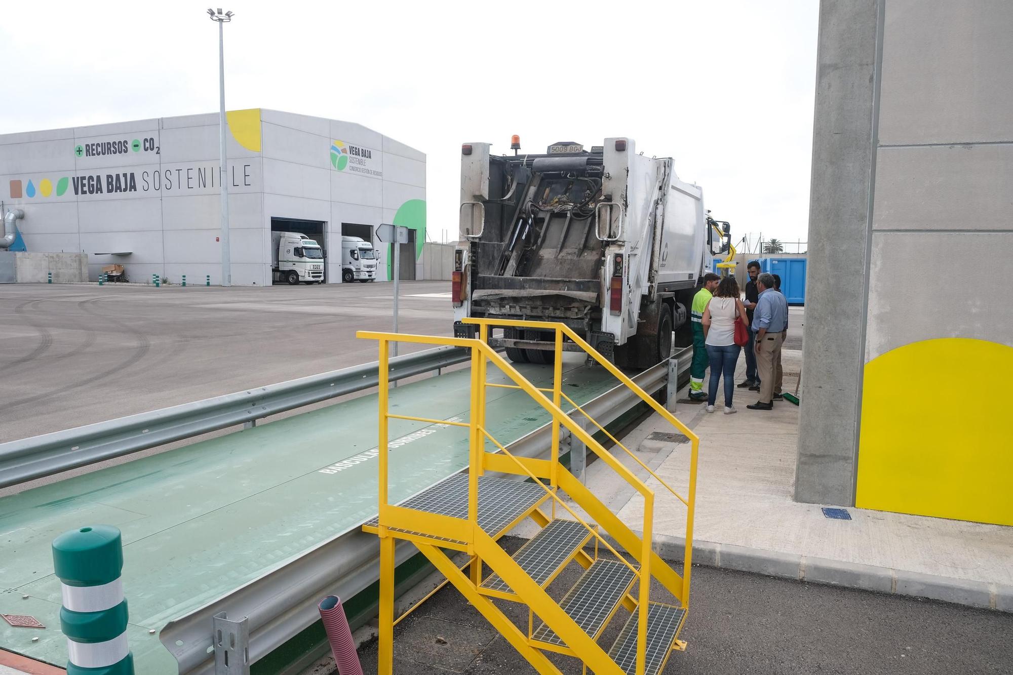 Planta de transferencia de Dolores, desde donde se desplazan los camiones.