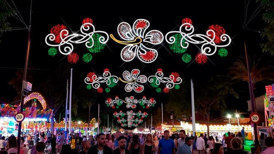 Recreación de la nueva iluminación de la Feria de Córdoba.