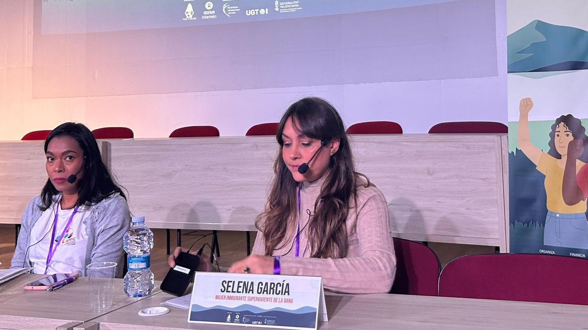 Selena García, mujer migrante, víctima de violencia y damnificada por la dana