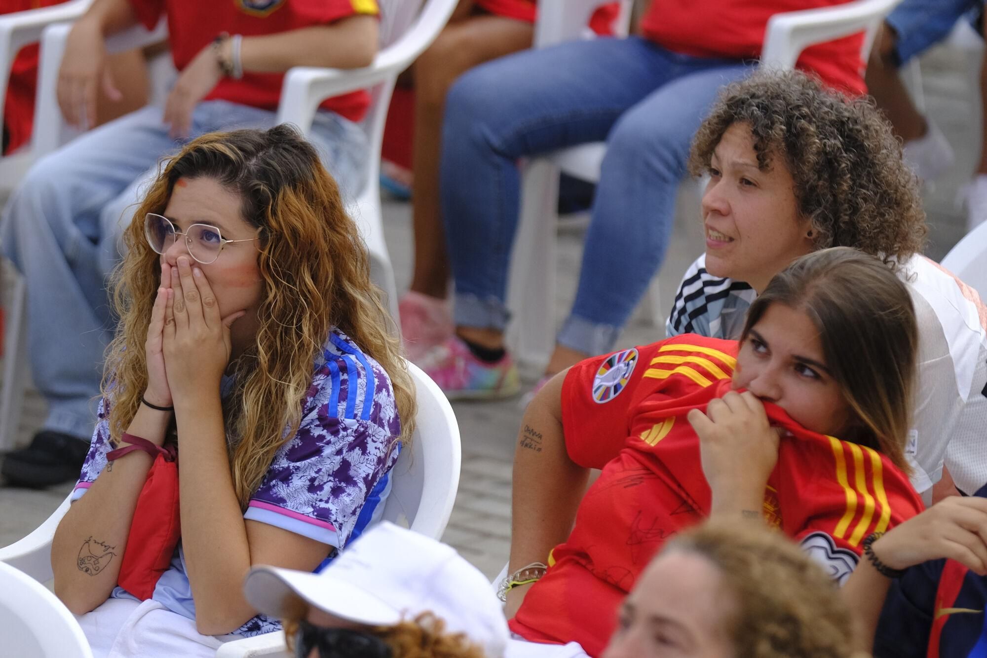 Ambiente de la final de la Eurocopa femenina de fútbol 