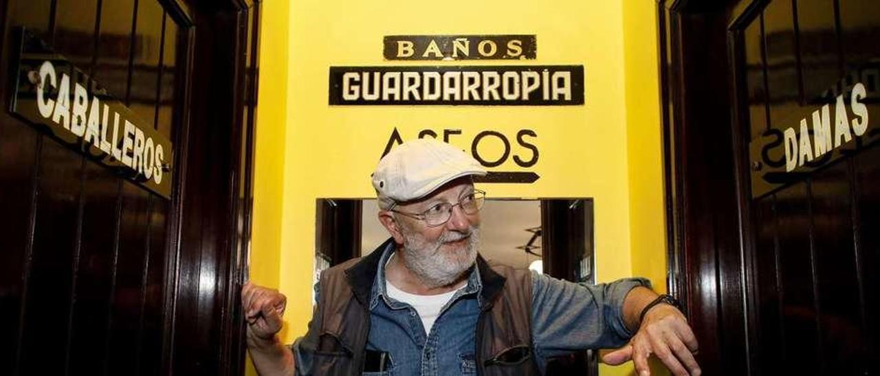 Jerónimo Granda, en un café de Gijón.