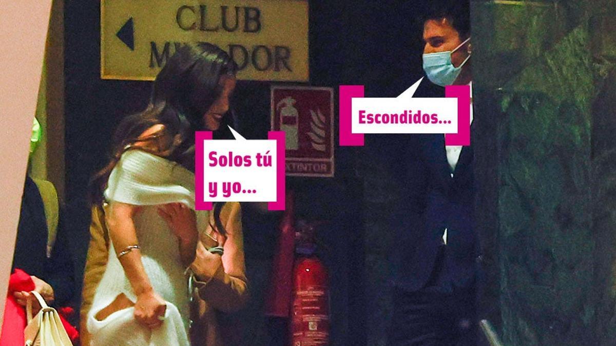 Álex González y María Pedraza después de la premiere de 'Ego'