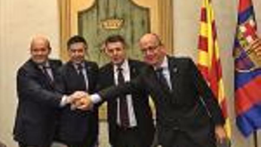 Grau, Bartomeu, Nogur i Cardoner, ahir a Banyoles.