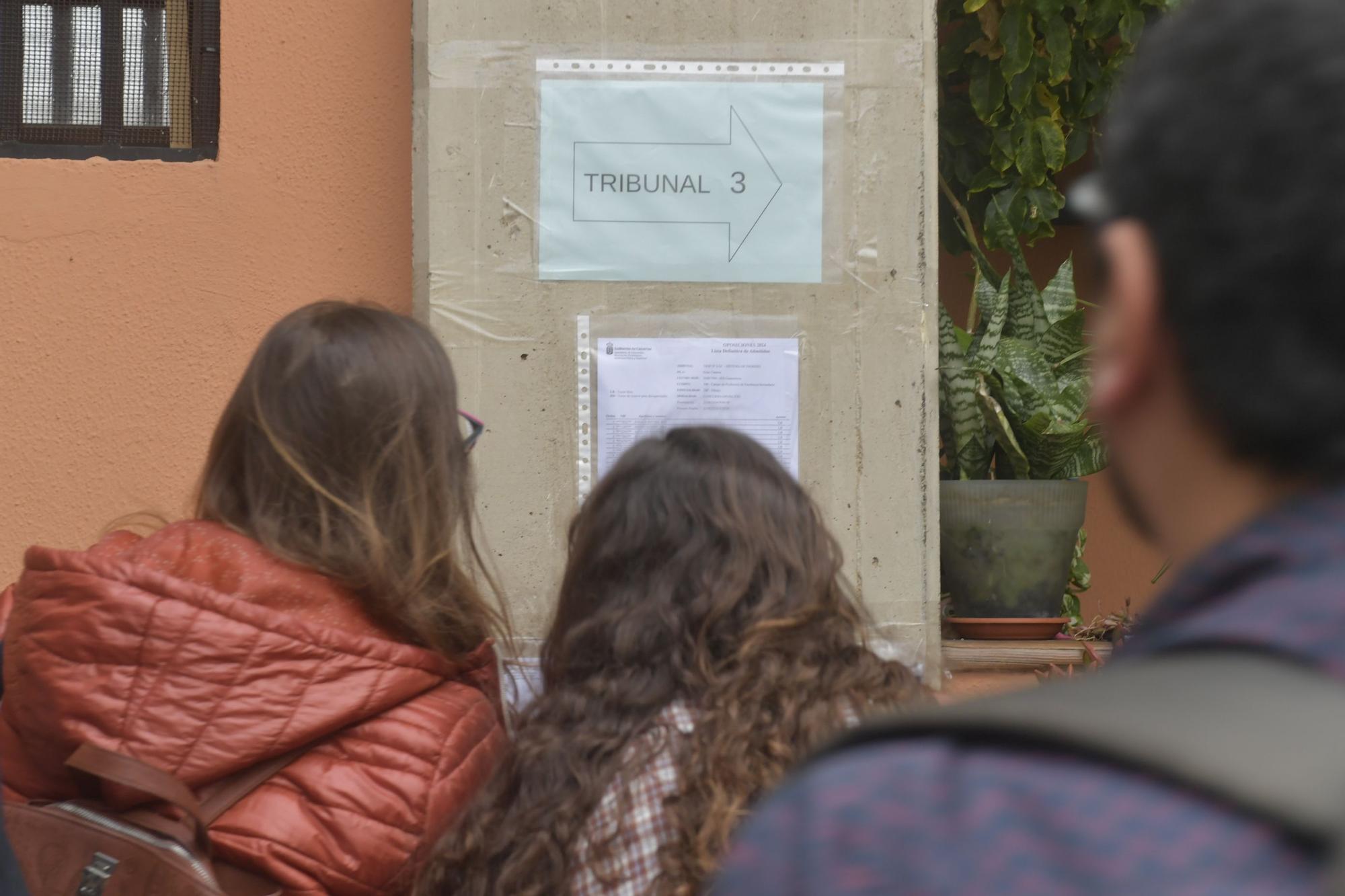 Oposiciones de Educación en el IES La Minilla, en Las Palmas de Gran Canaria. 