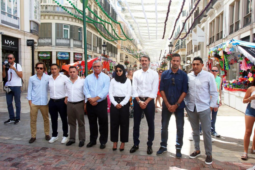 Martín Aguilar, Caminero, Rafael Gil, Basti y Hamyan Al Thani, entre otros, visitan la feria de día en una cita ya tradicional en los días festivos de la ciudad