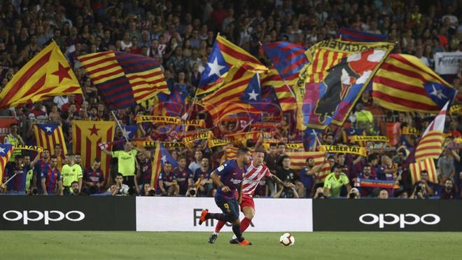 Partido de Liga de Primera División Jornada 05 FC Barcelona 2 - Girona 2