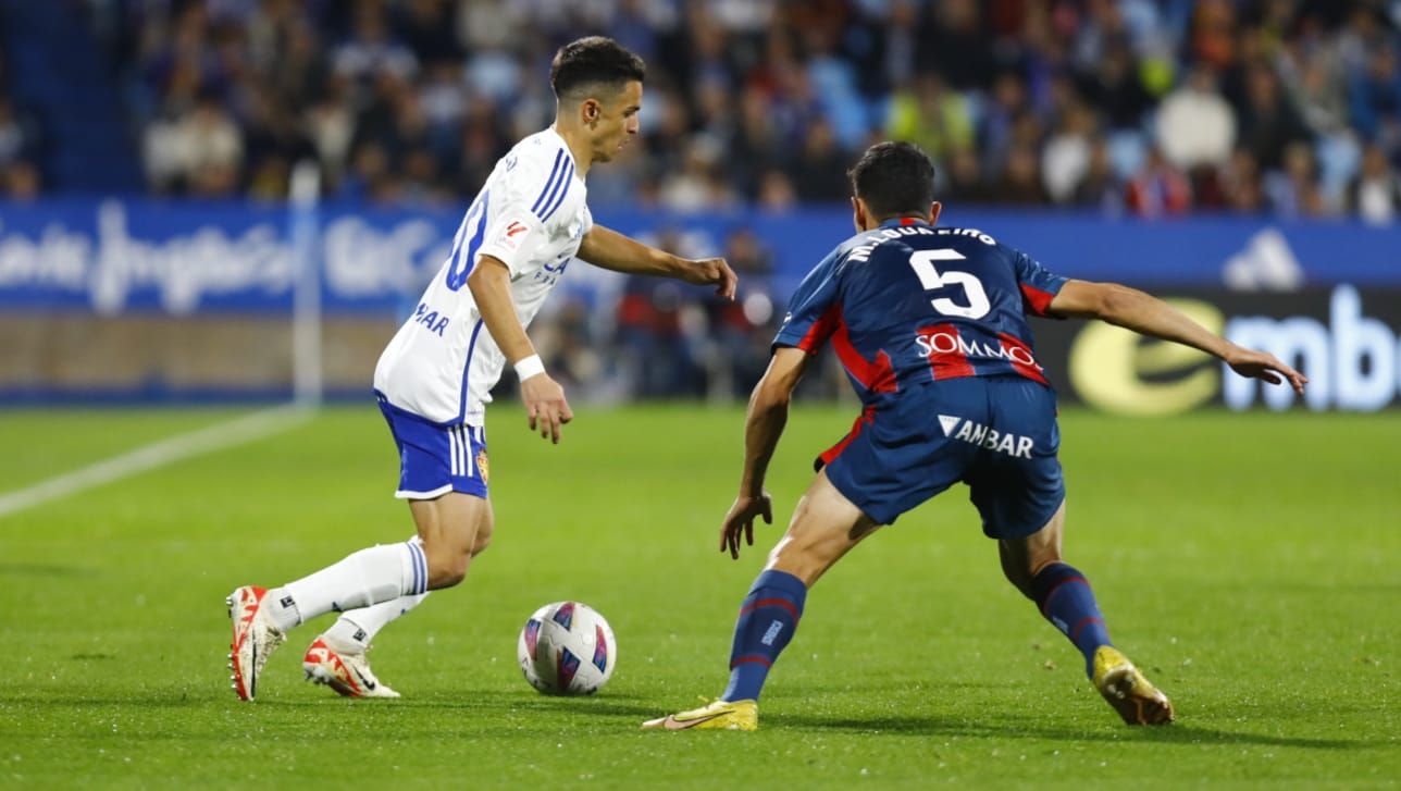 Los mejores momentos del Real Zaragoza - Huesca, en imágenes