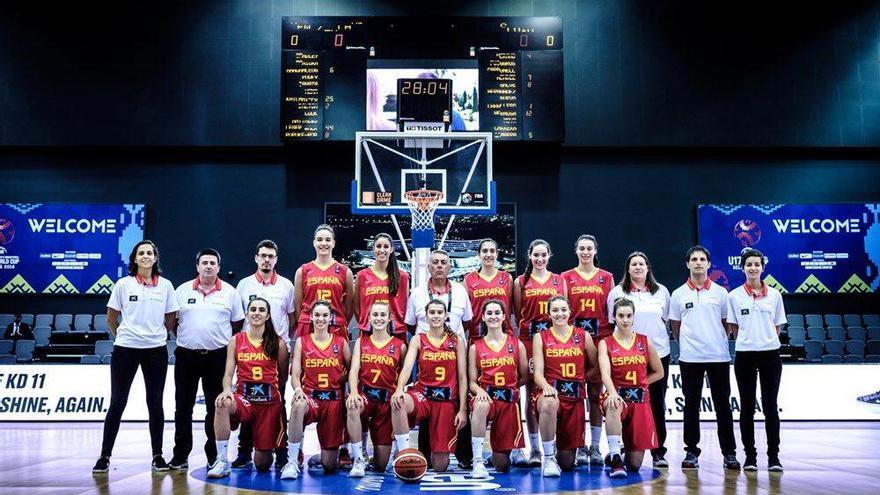 L&#039;equip espanyol femení U17.