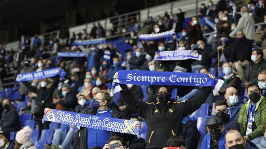 Seguidores en el Carlos Tartiere. | Luisma Murias