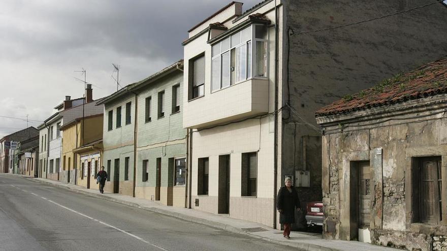 Imagen de la avenida de los Campones, en Tremañes, donde tuvo lugar el robo.