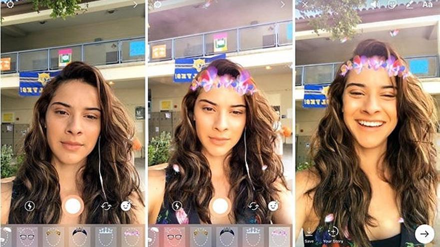 Instagram copia de nuevo a Snapchat con filtros faciales