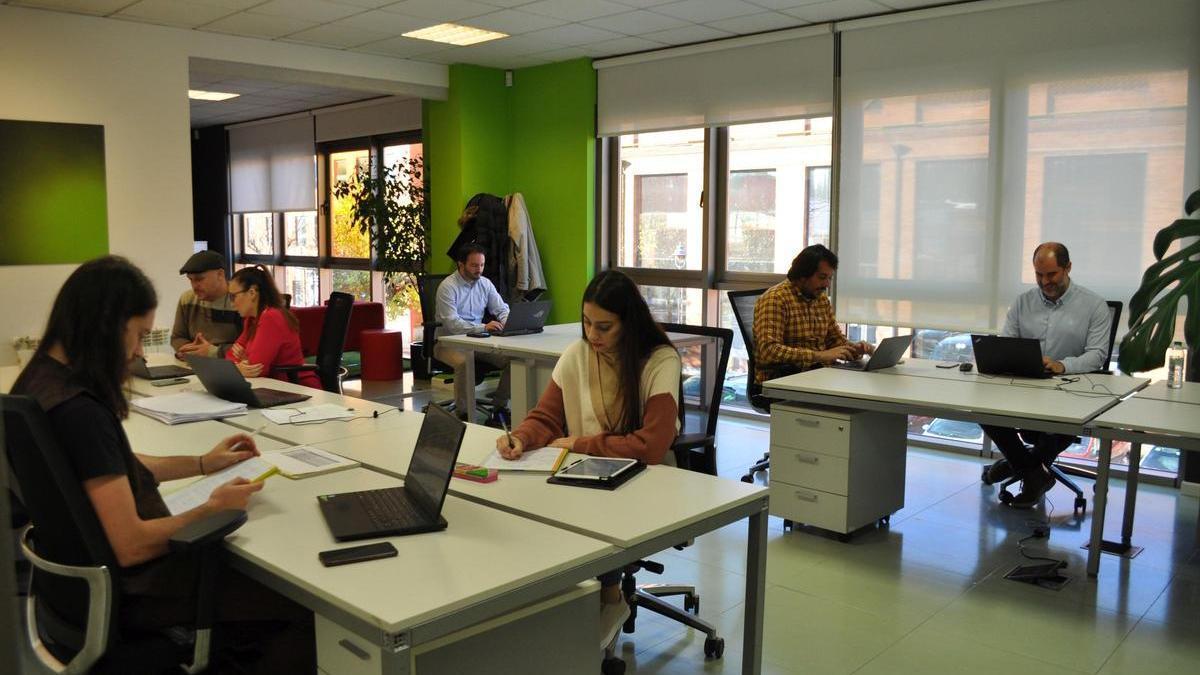 Espacio de coworking de Valnalón en una imagen de archivo.