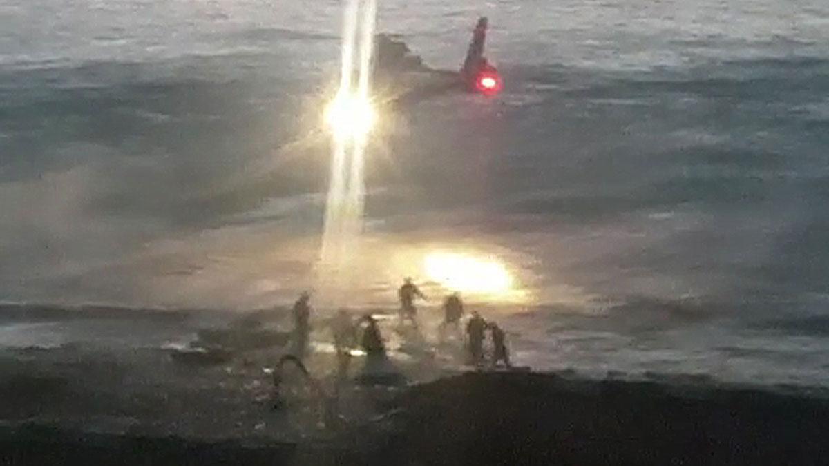 Operación antidroga en la playa de Getares, Algeciras