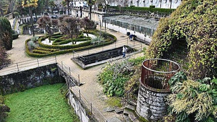 Recinto del parque de O Pasatempo en el concello de Betanzos.