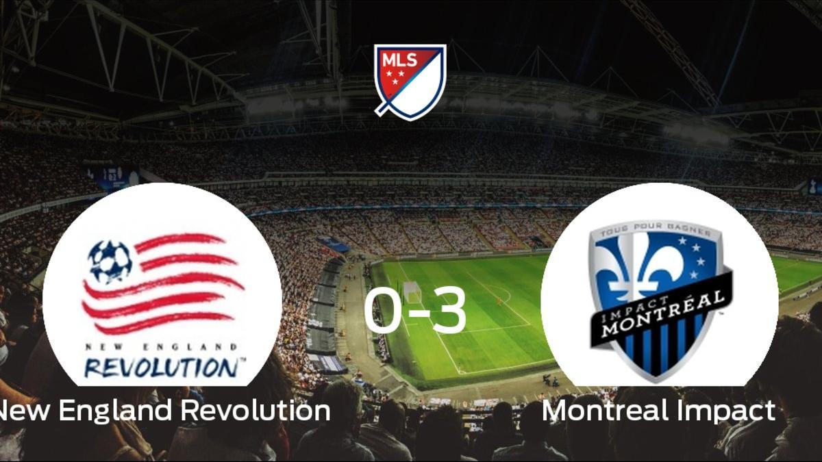 El Montreal Impact logra una goleada en el estadio del New England Revolution (0-3)