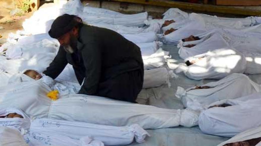 Fallecidos en el ataque de Siria