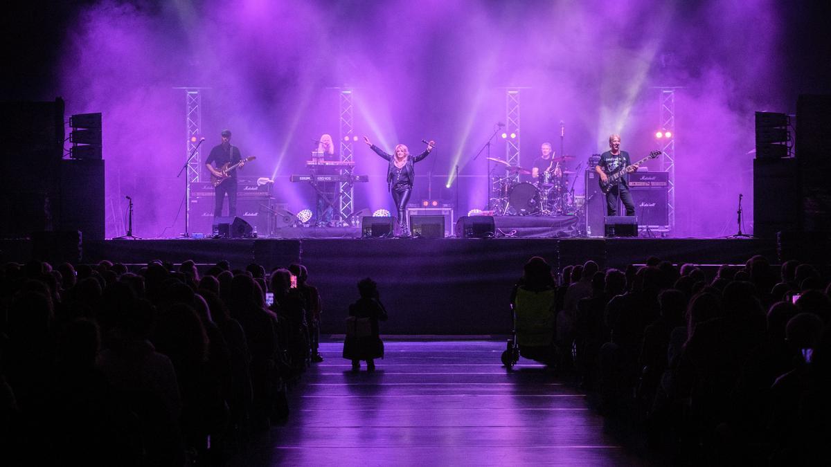 Concierto de Bonnie Tylor celebrado este diciembre en Tenerife.