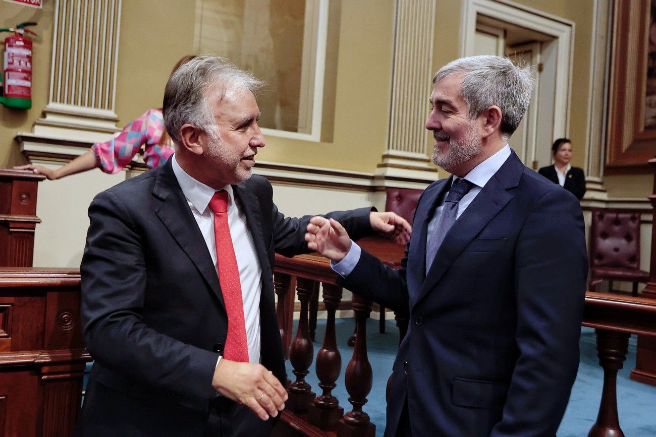 Segunda sesión del debate de investidura en el Parlamento de Canarias