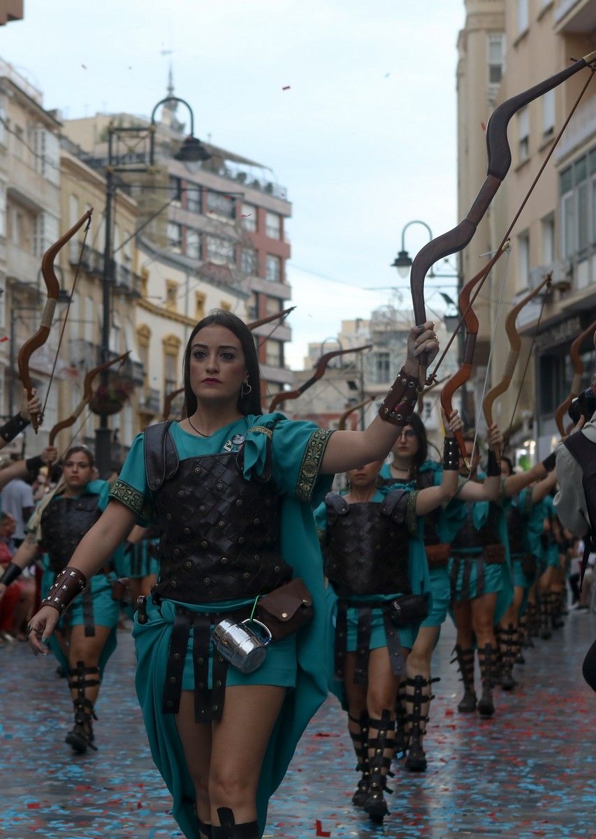 Todas las imágenes del Desfile General de Tropas y Legiones de este sábado en Cartagena