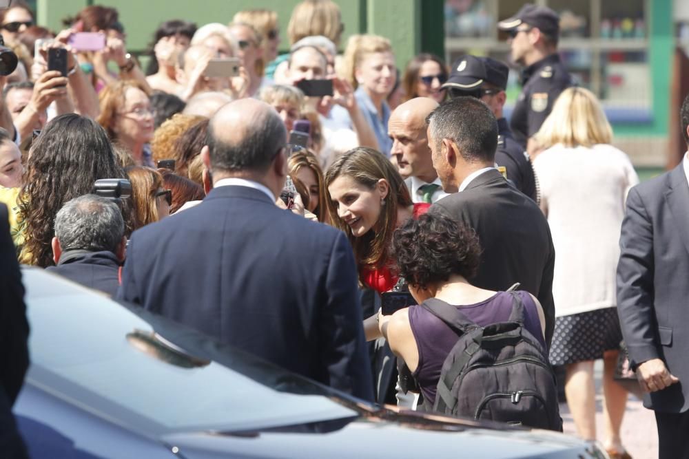 Visita de la Reina Letizia al colegio Quirinal