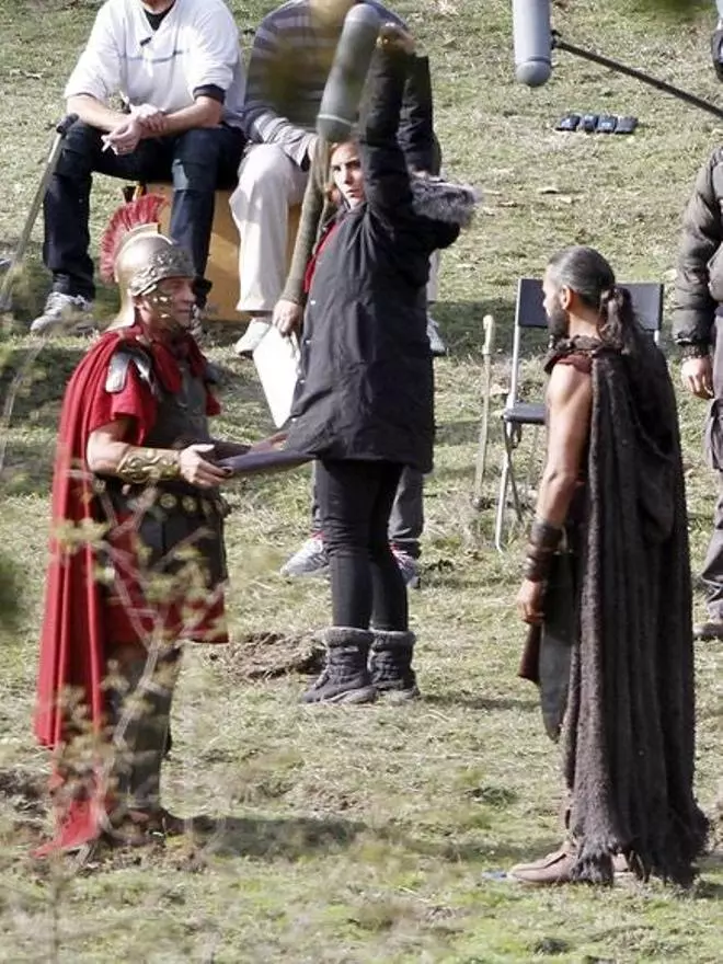 Descansos entre tomas de 'Hispania'
