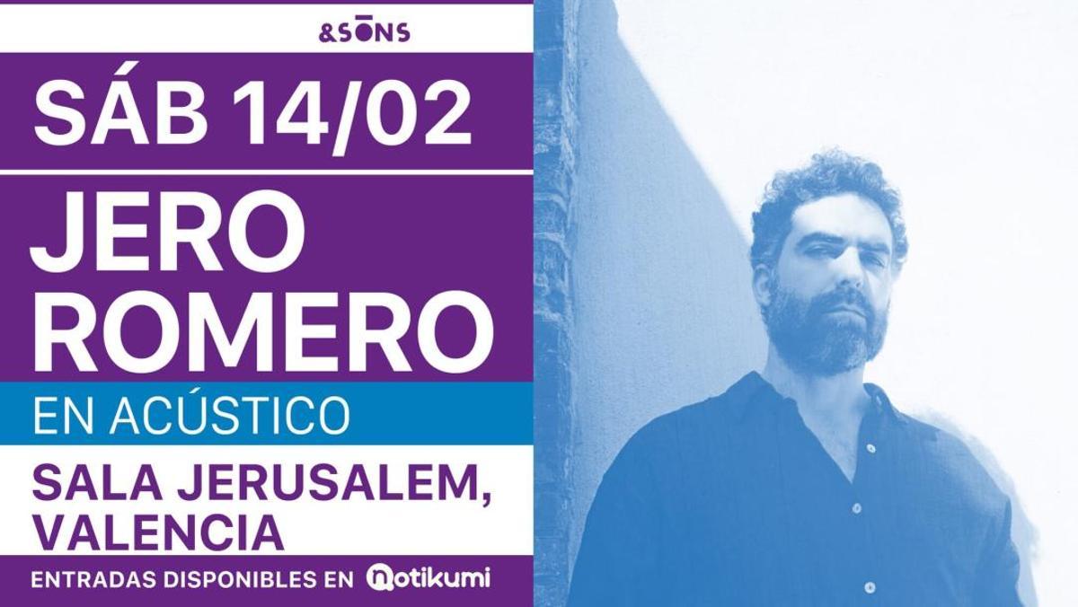 Jero Romero, en la Sala Jerusalem.