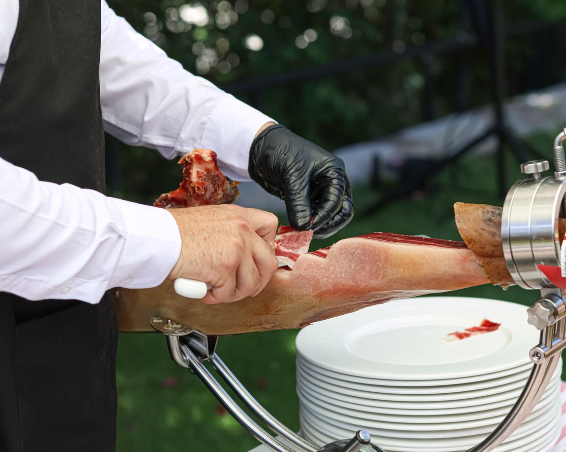 Cortador de jamón ibérico