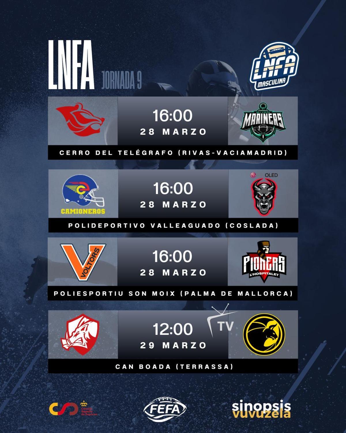 La LNFA encara la penúltima jornada de la fase regular.