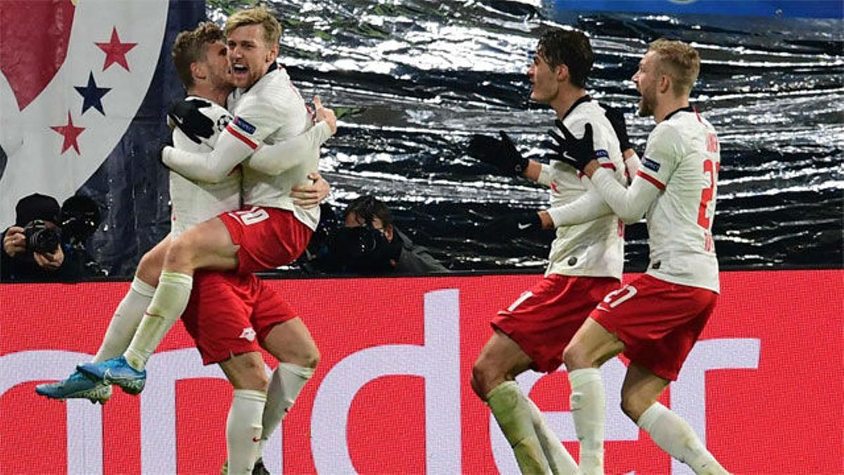 El Leipzig, primerísimo de grupo, da el golpe de gracia al Benfica