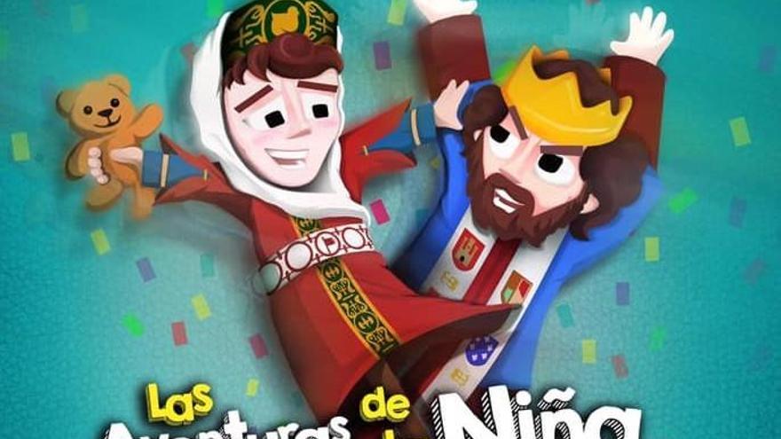 Cartel promocional del espectáculo &quot;Las aventuras de la niña Urraca&quot; de Capitonis Durii que ha sido suspendido por la lluvia.