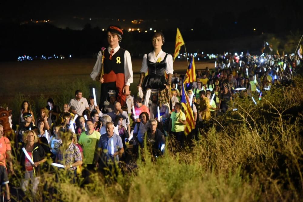 Marxa de torxes a Lledoners