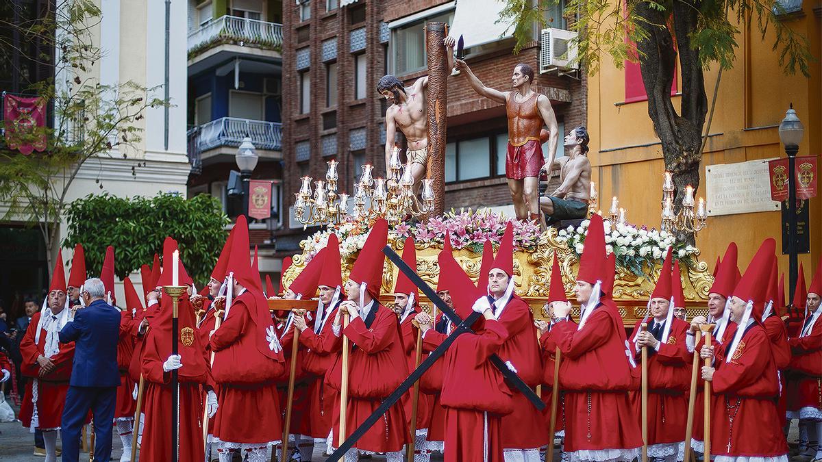 Foto de archivo de la procesión del Santísimo Cristo de la Caridad.