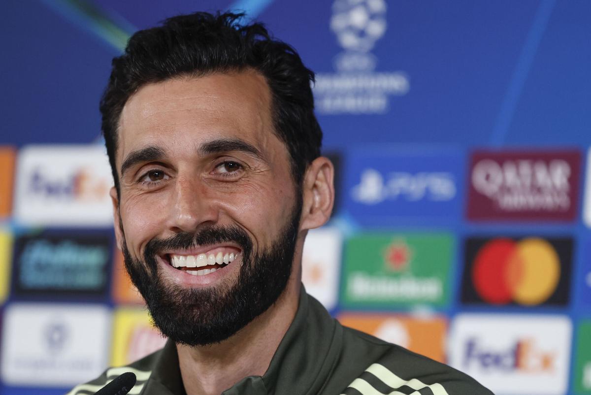El entrenador del Real Madrid, Álvaro Arbeloa, en la previa al duelo contra el City.