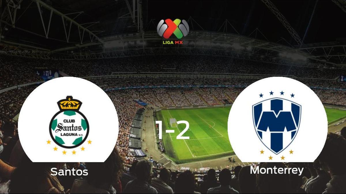 El Monterrey aprovecha la segunda parte para ganar al Santos Laguna (1-2)