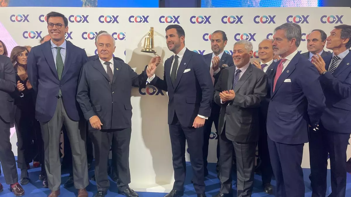 Cox cierra su primera jornada en Bolsa con una caída del 7,1%