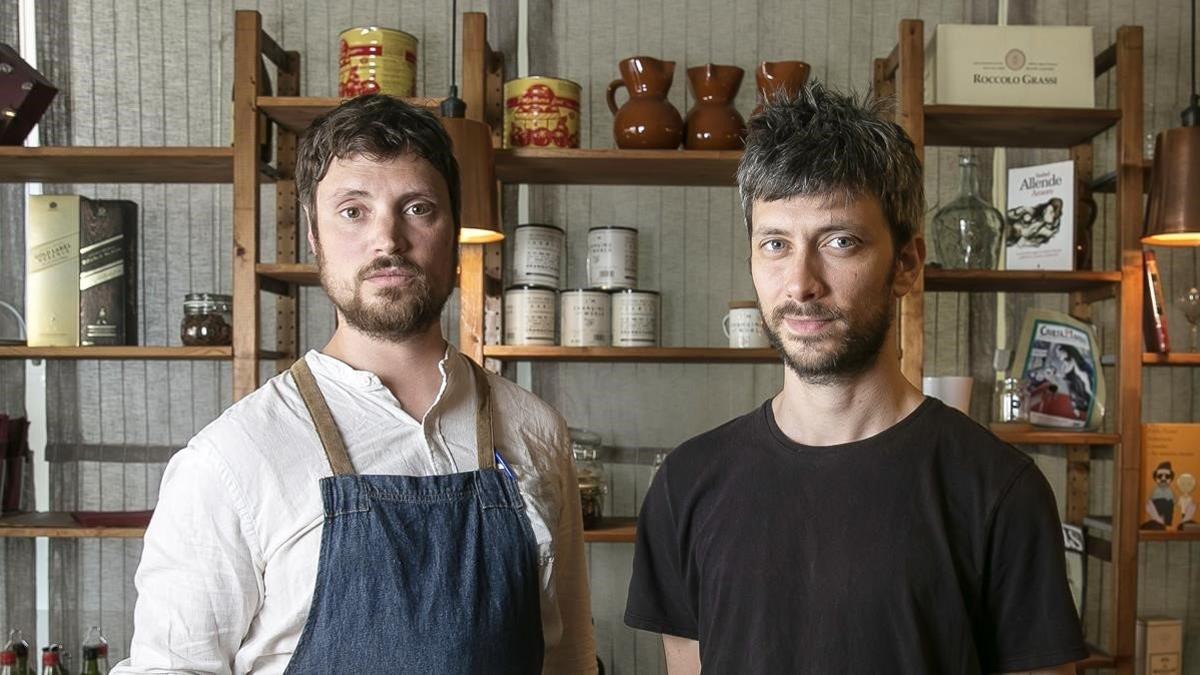 Massimo Morbi y Alessandro Zangrossi, dos de los tres socios de La Balmesina.