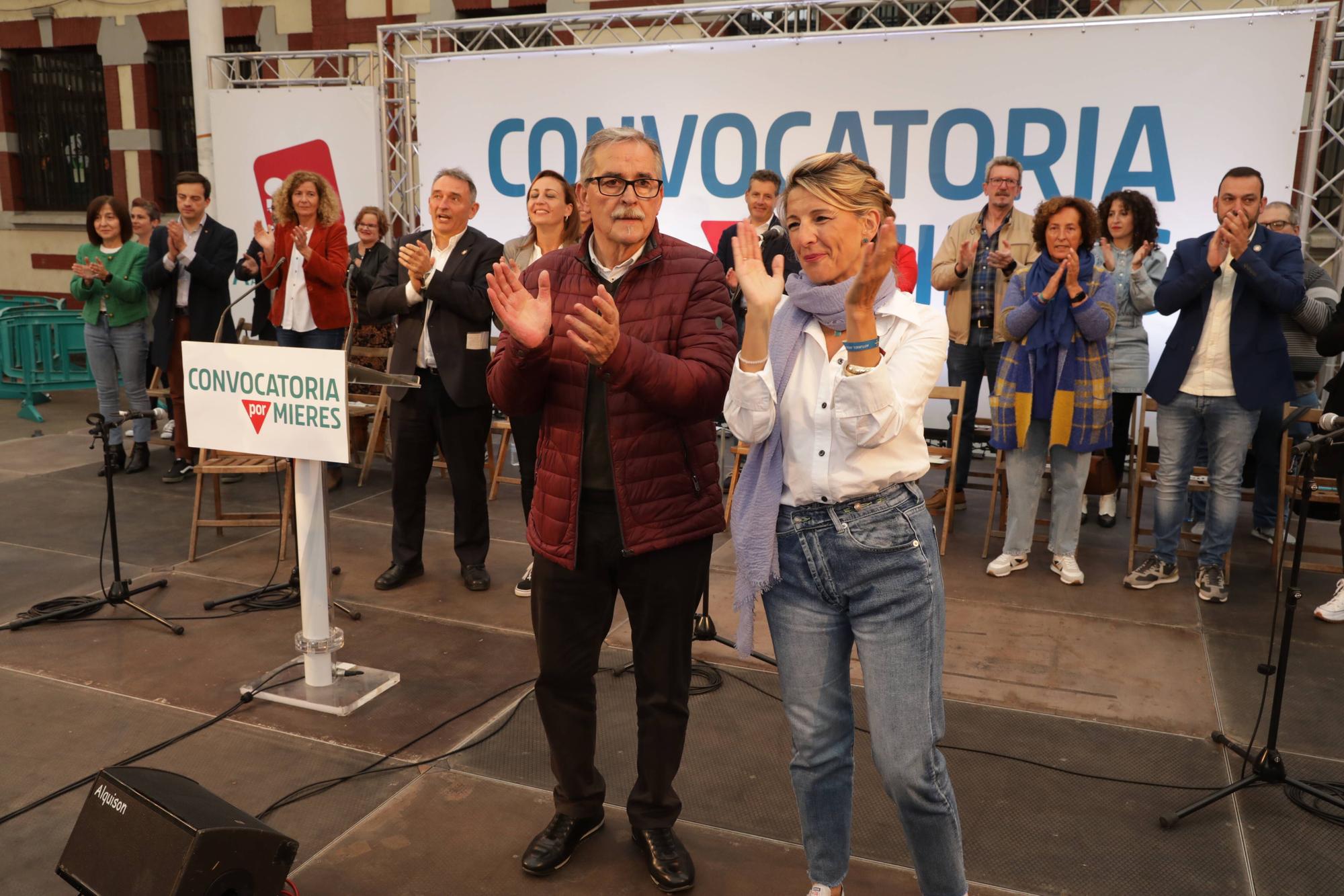 En imágenes: Así fue la visita de Yolanda Díaz a Asturias