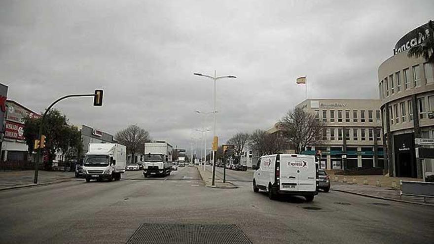 El polÃ­gono de Son CastellÃ³ tras decretarse el estado de alarma.