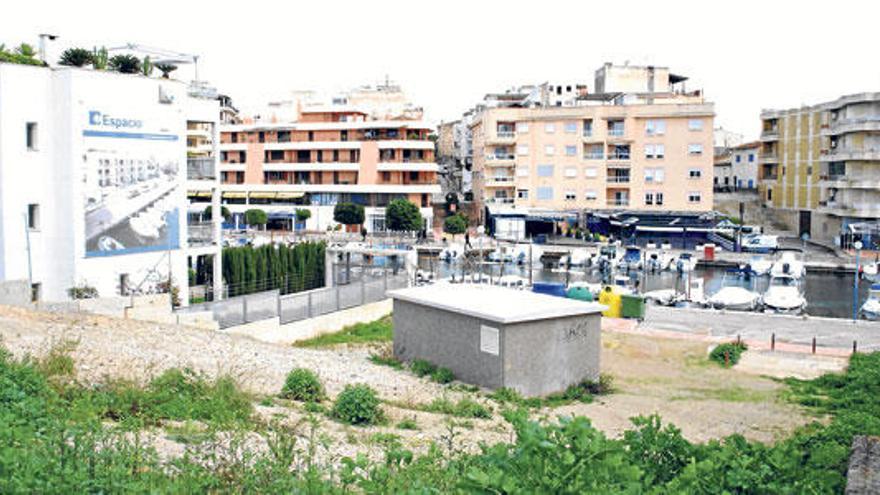 Imagen tomada este lunes de la zona donde antes hubo el polémico puente del Riuet de Porto Cristo.